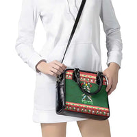 Fishing Christmas Shoulder Handbag Merry Fishmas - Wonder Print Shop