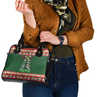 Fishing Christmas Shoulder Handbag Merry Fishmas - Wonder Print Shop