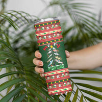 Fishing Christmas Skinny Tumbler Merry Fishmas - Wonder Print Shop