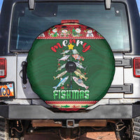 Fishing Christmas Spare Tire Cover Merry Fishmas - Wonder Print Shop