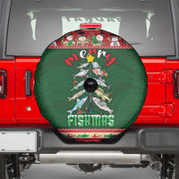 Fishing Christmas Spare Tire Cover Merry Fishmas - Wonder Print Shop