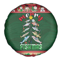 Fishing Christmas Spare Tire Cover Merry Fishmas - Wonder Print Shop