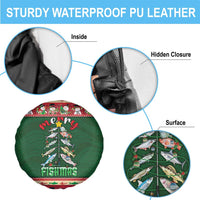 Fishing Christmas Spare Tire Cover Merry Fishmas - Wonder Print Shop
