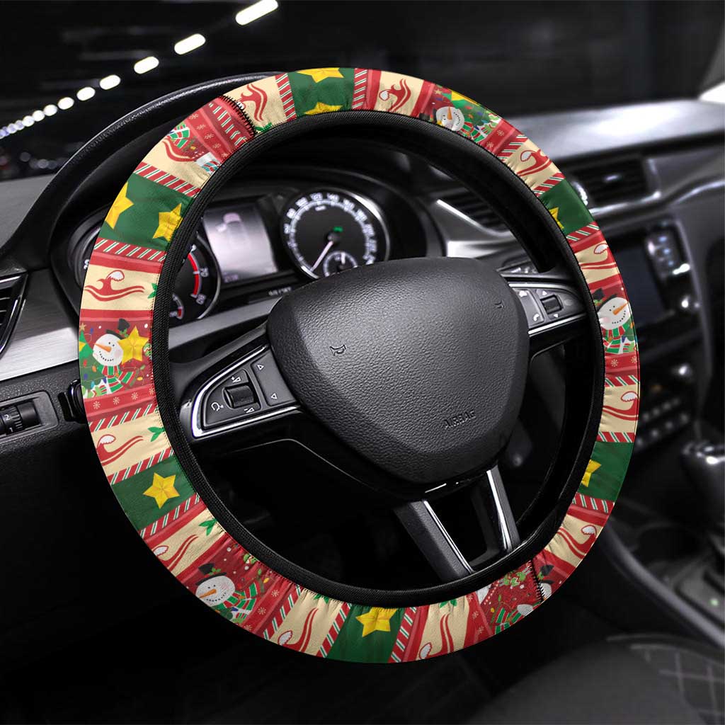 Fishing Christmas Steering Wheel Cover Merry Fishmas - Wonder Print Shop