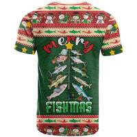 Fishing Christmas T Shirt Merry Fishmas - Wonder Print Shop