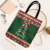 Fishing Christmas Tote Bag Merry Fishmas - Wonder Print Shop