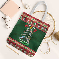 Fishing Christmas Tote Bag Merry Fishmas - Wonder Print Shop