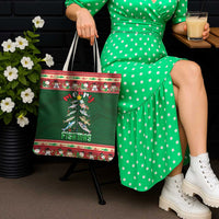 Fishing Christmas Tote Bag Merry Fishmas - Wonder Print Shop