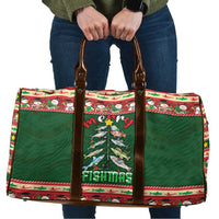Fishing Christmas Travel Bag Merry Fishmas - Wonder Print Shop