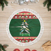 Fishing Christmas Tree Skirt Merry Fishmas - Wonder Print Shop