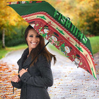 Fishing Christmas Umbrella Merry Fishmas - Wonder Print Shop