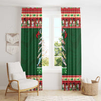 Fishing Christmas Window Curtain Merry Fishmas - Wonder Print Shop