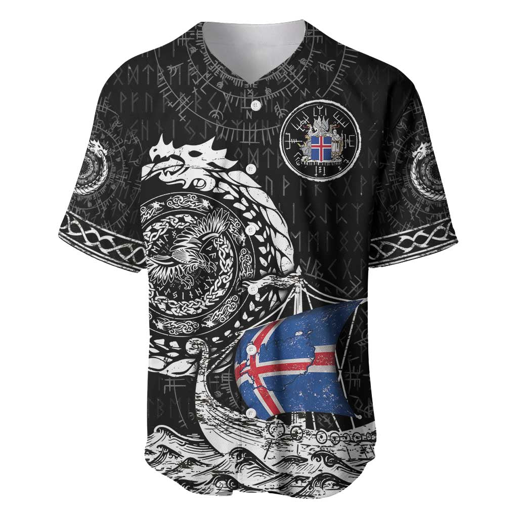 Personalized Viking Iceland Baseball Jersey Icelander Viking Ship