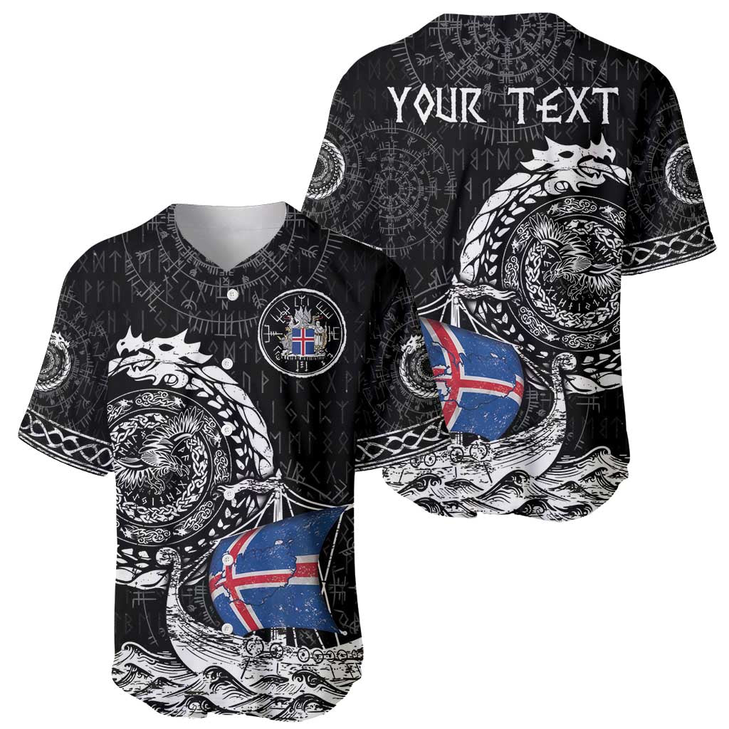 Personalized Viking Iceland Baseball Jersey Icelander Viking Ship
