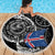 Viking Iceland Beach Blanket Icelander Viking Ship
