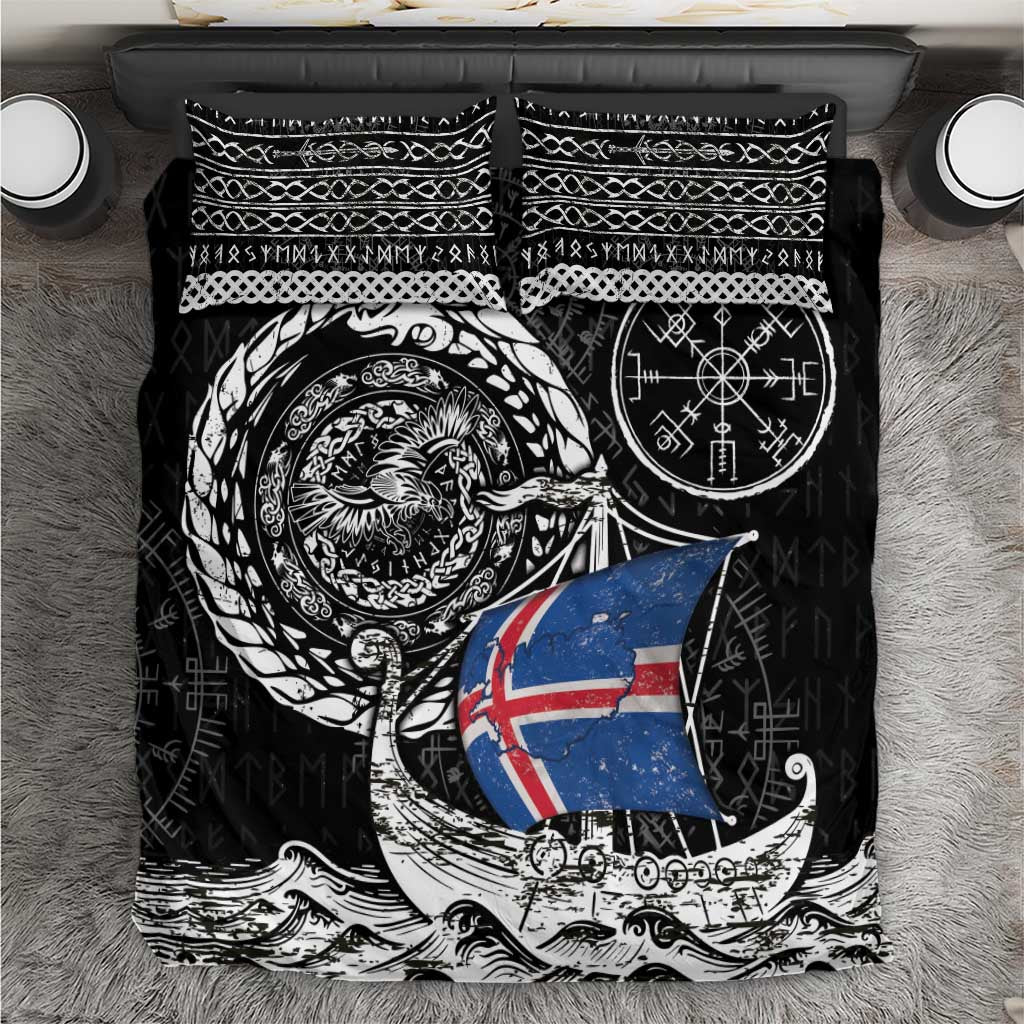 Viking Iceland Bedding Set Icelander Viking Ship