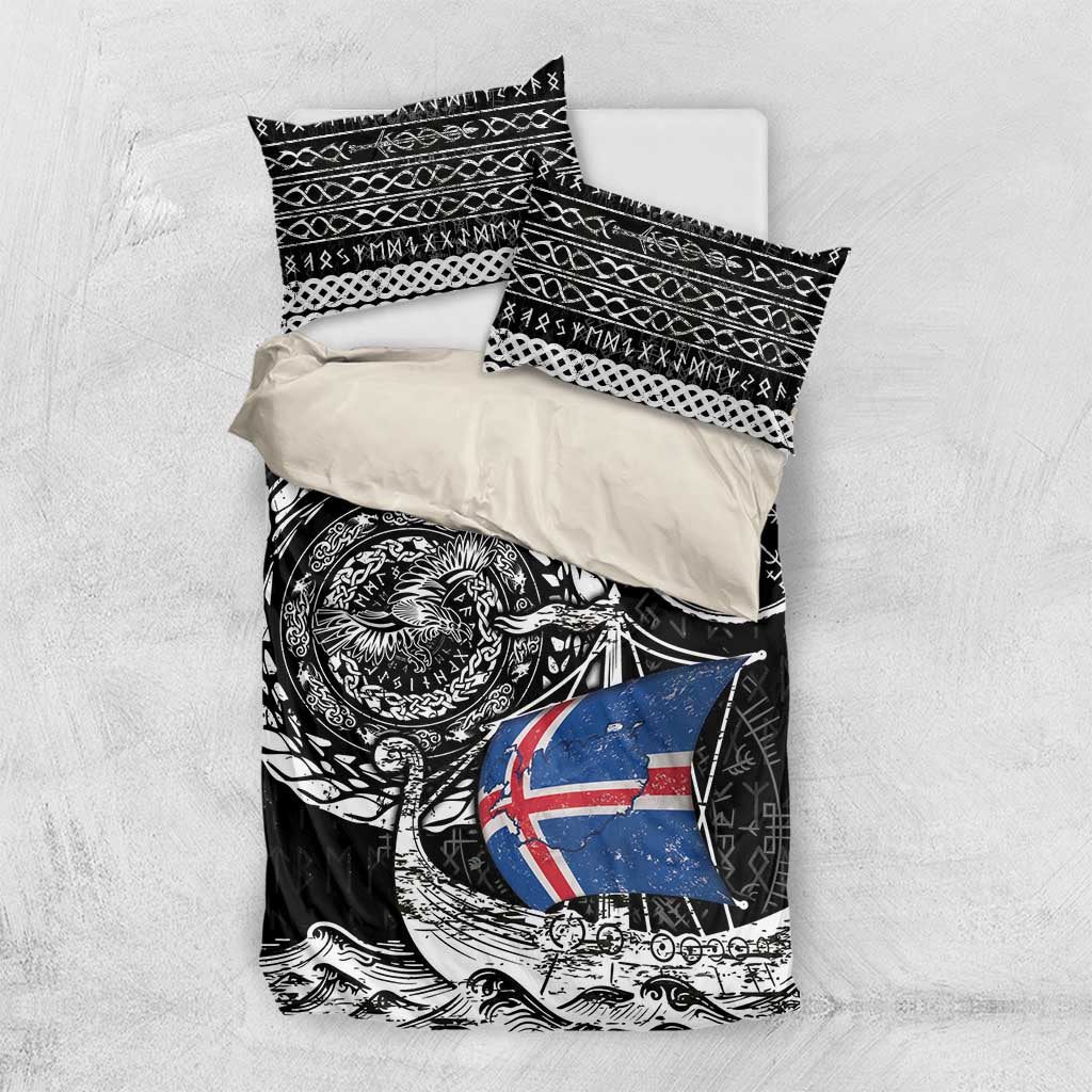 Viking Iceland Bedding Set Icelander Viking Ship