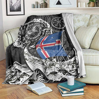 Viking Iceland Blanket Icelander Viking Ship