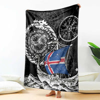 Viking Iceland Blanket Icelander Viking Ship