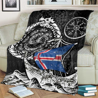 Viking Iceland Blanket Icelander Viking Ship