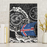 Viking Iceland Canvas Wall Art Icelander Viking Ship