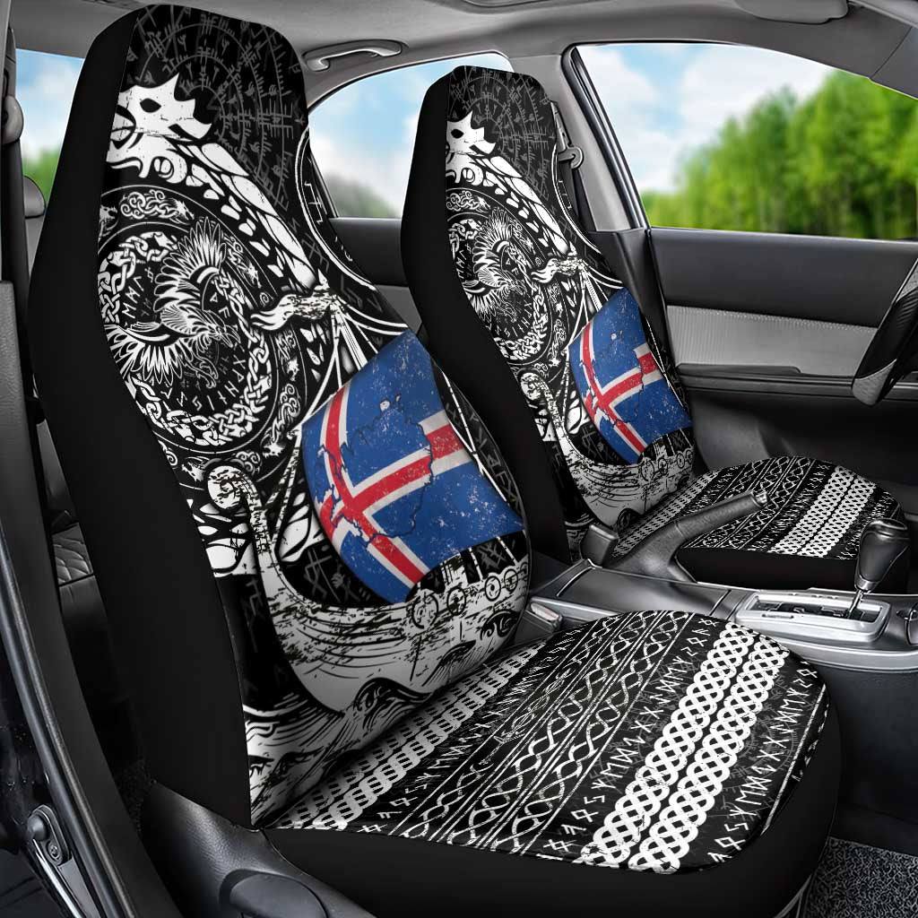 Viking Iceland Car Seat Cover Icelander Viking Ship