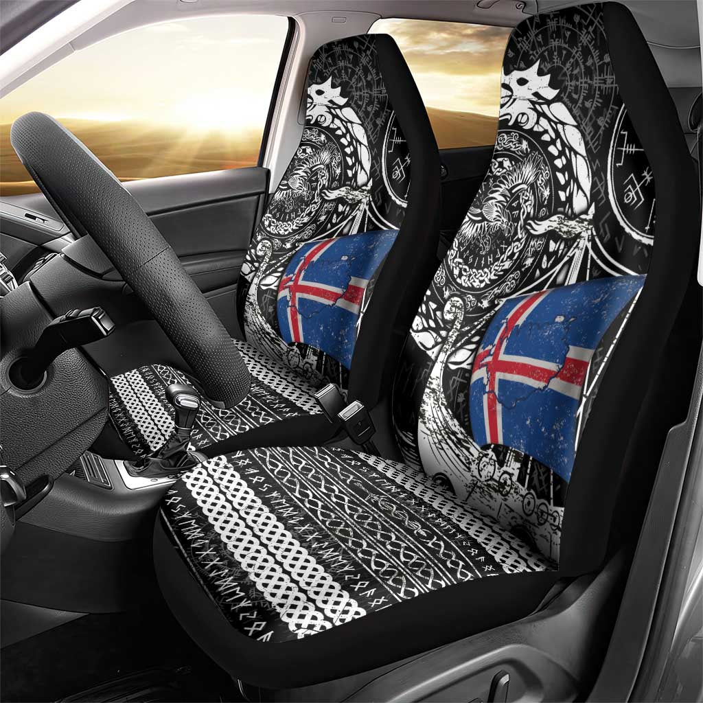 Viking Iceland Car Seat Cover Icelander Viking Ship