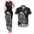 Personalized Viking Iceland Couples Matching Tank Maxi Dress and Hawaiian Shirt Icelander Viking Ship