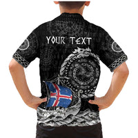 Personalized Viking Iceland Family Matching Mermaid Dress and Hawaiian Shirt Icelander Viking Ship