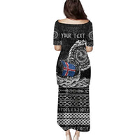 Personalized Viking Iceland Family Matching Puletasi and Hawaiian Shirt Icelander Viking Ship