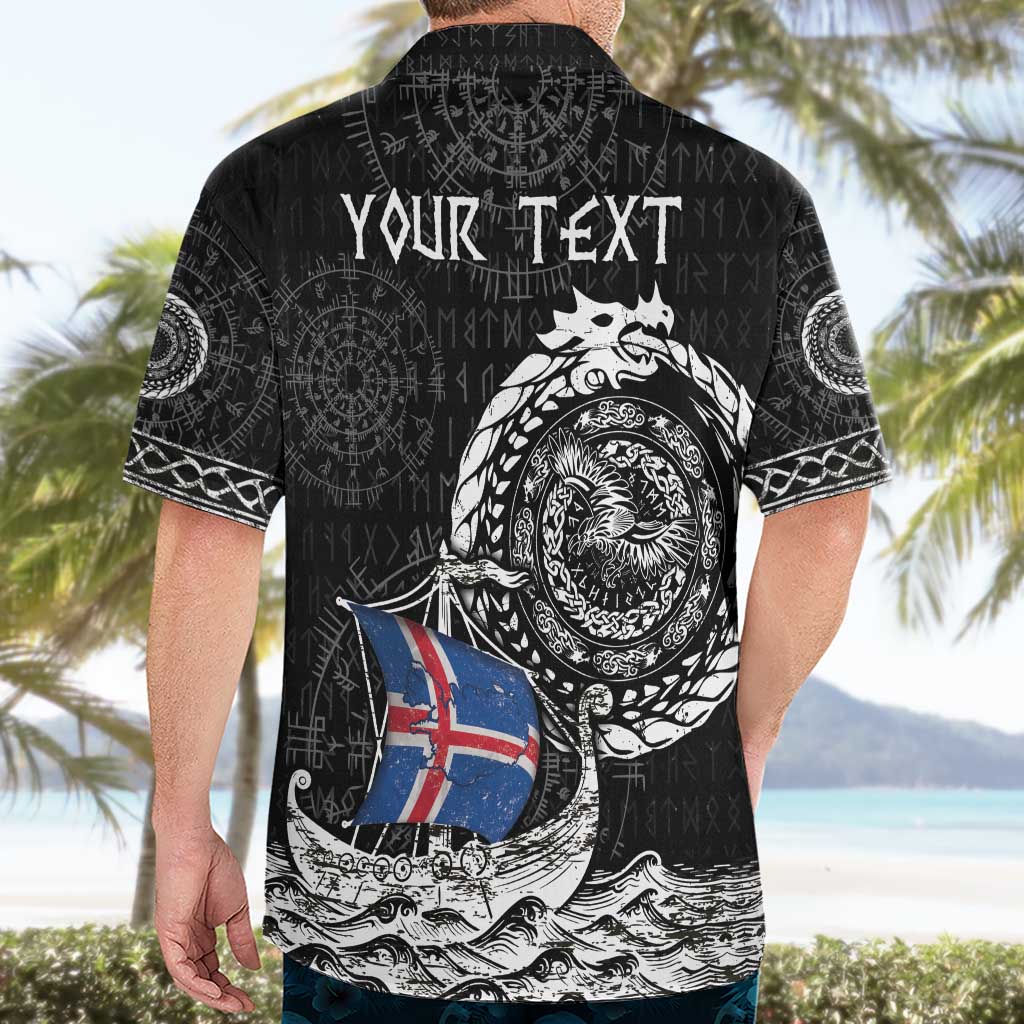 Personalized Viking Iceland Hawaiian Shirt Icelander Viking Ship
