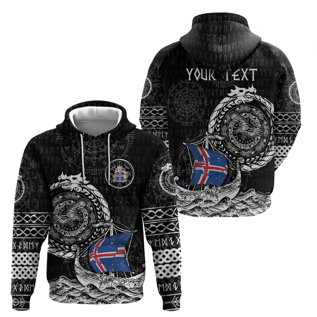 Personalized Viking Iceland Hoodie Icelander Viking Ship