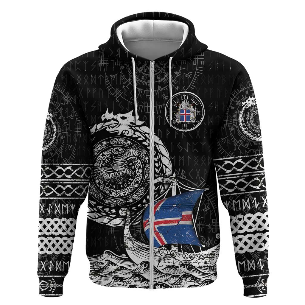 Personalized Viking Iceland Hoodie Icelander Viking Ship