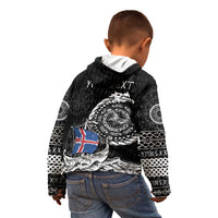 Personalized Viking Iceland Kid Hoodie Icelander Viking Ship