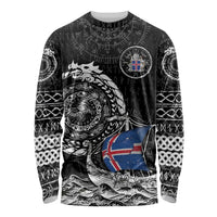 Personalized Viking Iceland Long Sleeve Shirt Icelander Viking Ship