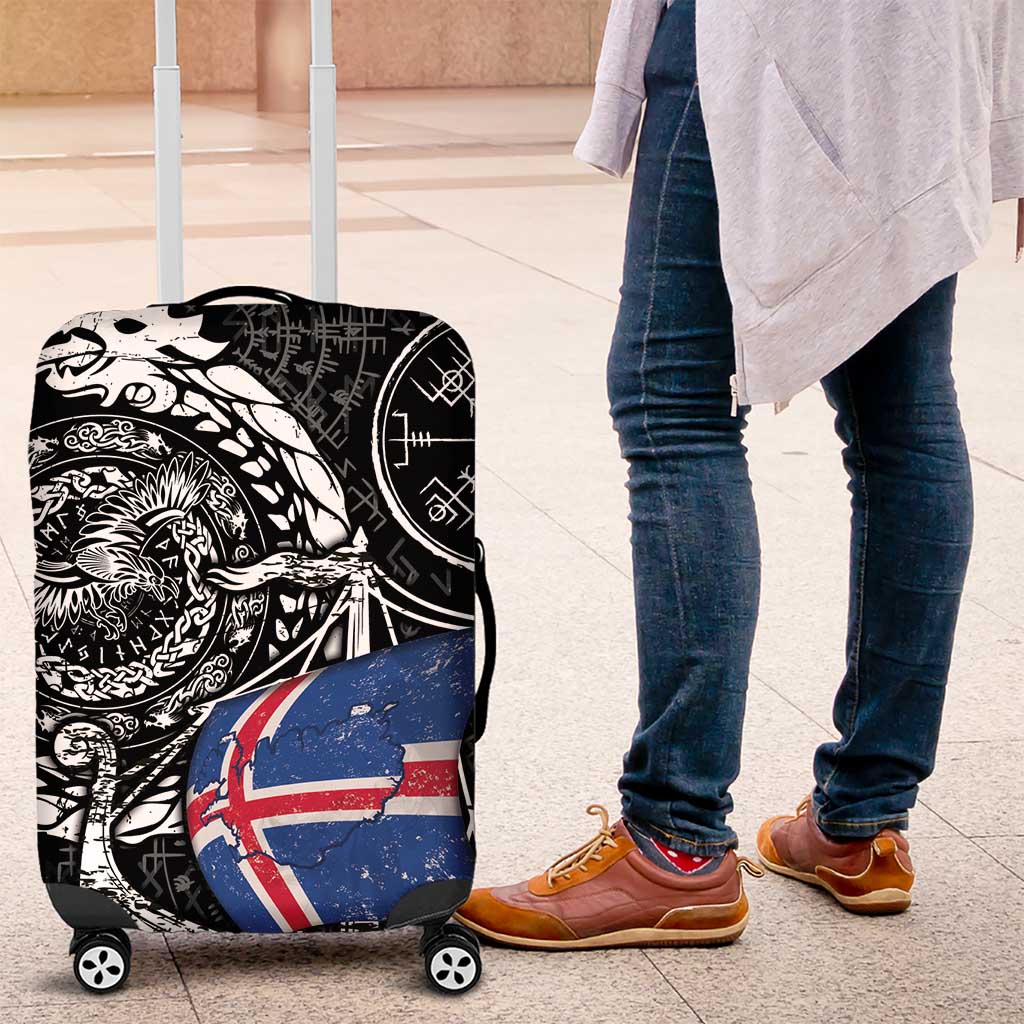 Viking Iceland Luggage Cover Icelander Viking Ship