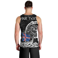 Personalized Viking Iceland Men Tank Top Icelander Viking Ship