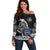 Personalized Viking Iceland Off Shoulder Sweater Icelander Viking Ship