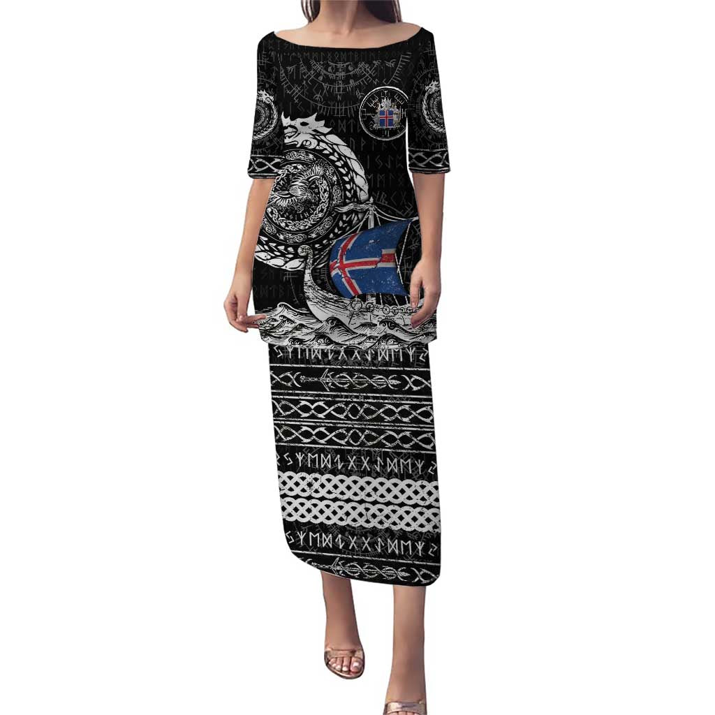 Personalized Viking Iceland Puletasi Icelander Viking Ship