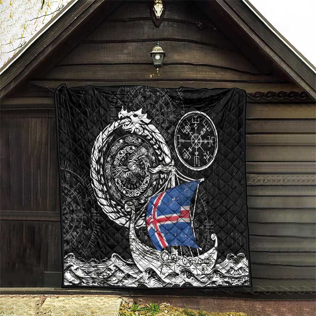 Viking Iceland Quilt Icelander Viking Ship