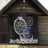 Viking Iceland Quilt Icelander Viking Ship