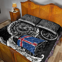 Viking Iceland Quilt Bed Set Icelander Viking Ship
