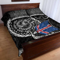 Viking Iceland Quilt Bed Set Icelander Viking Ship
