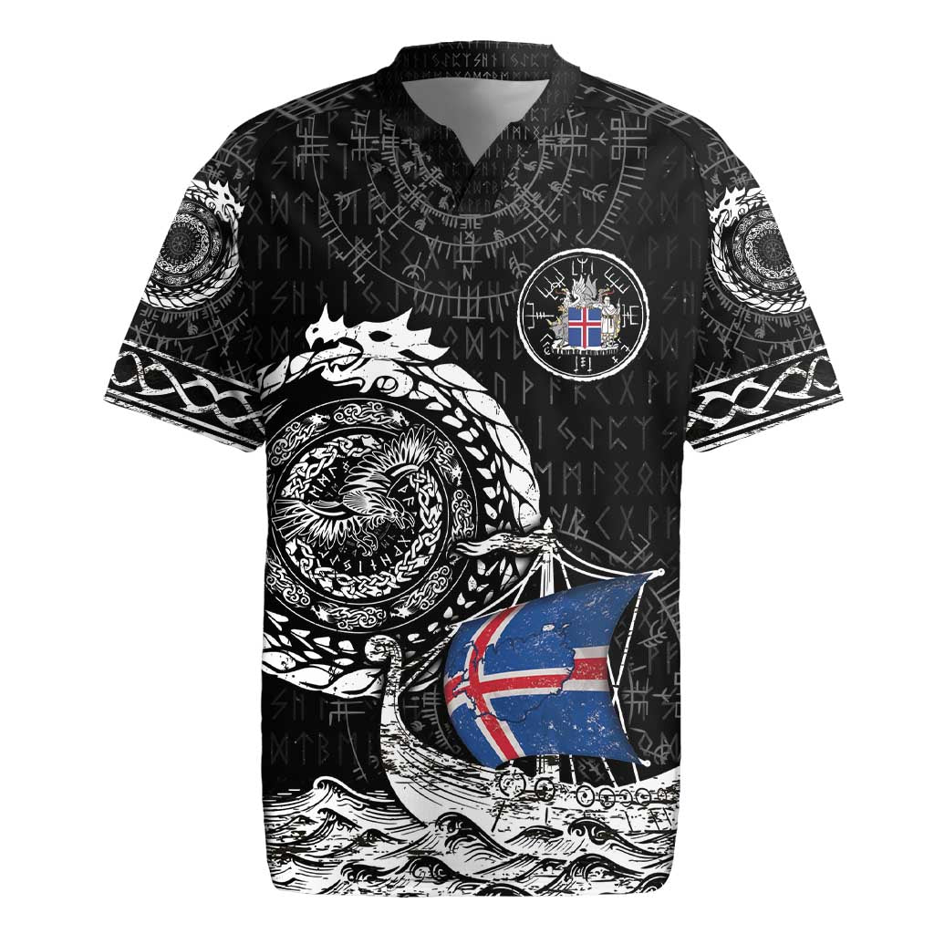 Personalized Viking Iceland Rugby Jersey Icelander Viking Ship