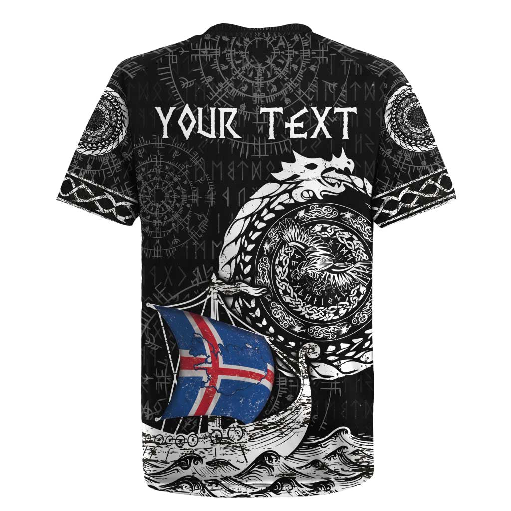 Personalized Viking Iceland Rugby Jersey Icelander Viking Ship