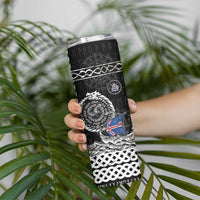 Personalized Viking Iceland Skinny Tumbler Icelander Viking Ship