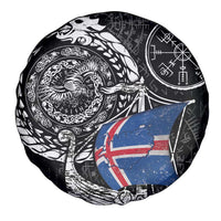 Viking Iceland Spare Tire Cover Icelander Viking Ship