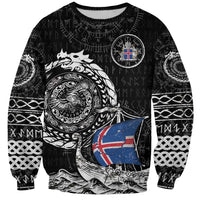 Personalized Viking Iceland Sweatshirt Icelander Viking Ship