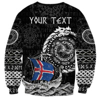 Personalized Viking Iceland Sweatshirt Icelander Viking Ship