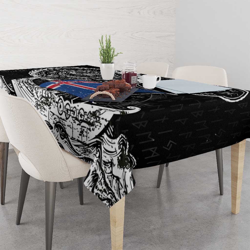 Viking Iceland Tablecloth Icelander Viking Ship